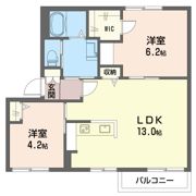 桜ヶ丘エクセルコーポラスの間取り画像