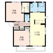 ウィズ ユーの間取り画像