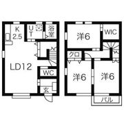タウンハウス清水の間取り画像