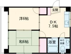 カメリアハイツの間取り画像