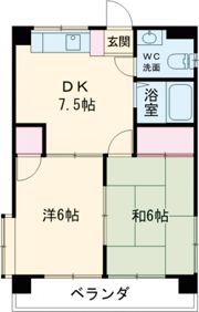 オレンジハイツ中村の間取り画像