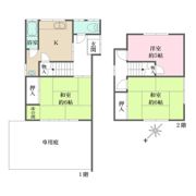 伊丹市西台4丁目戸建北側の間取り画像