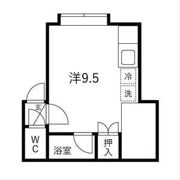 ルミエール川沿Bの間取り画像