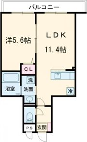 グランメゾン朝日町の間取り画像