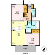 gloire(グロワール）（due・trois） due（ドゥ）の間取り画像