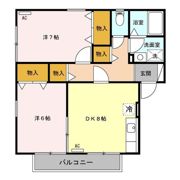 セジュール荻川 Bの間取り画像