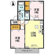 シャンド･フルール Aの間取り画像