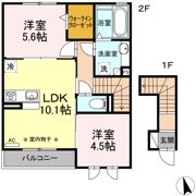 ISLAND M's (ｱｲﾗﾝﾄﾞｴﾑｽﾞ)の間取り画像