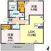 リバーサイド米野木台の間取り画像