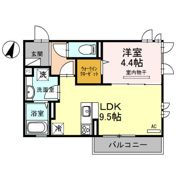 Vent Vert千里丘の間取り画像