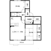 クレールNの間取り画像