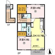 ラクードシャCの間取り画像