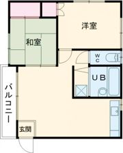 コーポ中村の間取り画像
