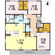 ファミーユ南手城の間取り画像