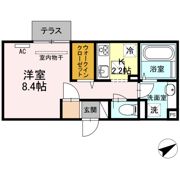 D-room城野の間取り画像