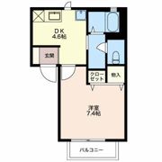 メゾン・フローラ Aの間取り画像