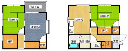 さくらハイツの間取り画像