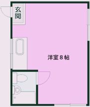 コーポクレの間取り画像