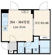 Skuld神楽坂の間取り画像
