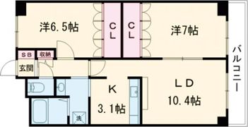 サウス23の間取り画像