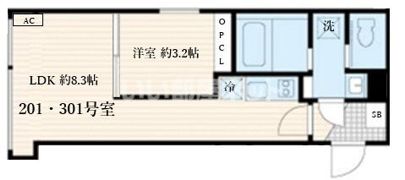 Skuld神楽坂の間取り画像