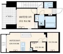 Skuld神楽坂の間取り画像
