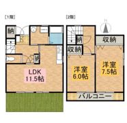 クワトロ泉 Dの間取り画像