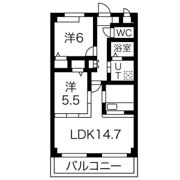 クレセール ウェストの間取り画像