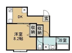 けやき台ビルの間取り画像