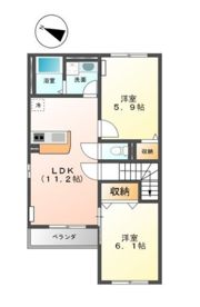 レ・フレールⅡの間取り画像