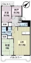エスポワールSK－Bの間取り画像