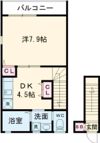 エクリュ竹松駅前の間取り画像