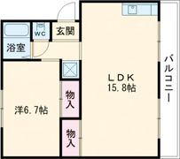 第1林マンションの間取り画像
