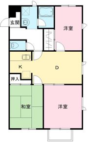 グリーンガーデン松南 B棟の間取り画像