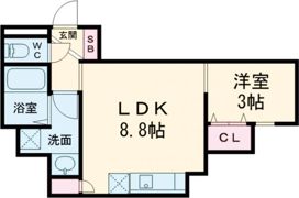 Corte Viale東矢倉の間取り画像