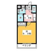 サニーハイツ勝川の間取り画像