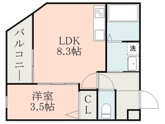 LinkCrest谷山電停南の間取り画像