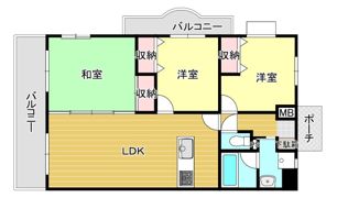 エミネント西新の間取り画像