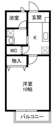 グリーンヒルズAの間取り画像