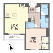 シャーメゾン木の実の間取り画像
