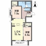 リラ グリシーヌの間取り画像
