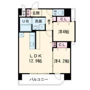 スプランディッド梅田WESTの間取り画像