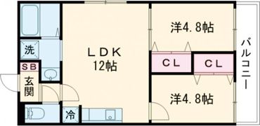 CASA垂水駅前の間取り画像