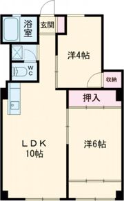 目白武蔵野マンションの間取り画像