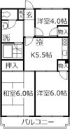 ラフォーレ赤塚の間取り画像