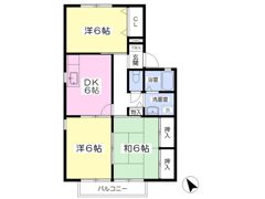 ラフォーレ影山Aの間取り画像