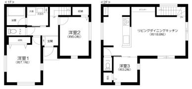 矢向三丁目（24－29）戸建の間取り画像