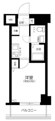 GENOVIAお花茶屋Ⅱskygardenの間取り画像