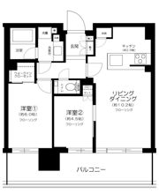 シティタワーズ東京ベイ CENTRAL TOWERの間取り画像