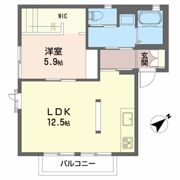 ARIES大富Bの間取り画像